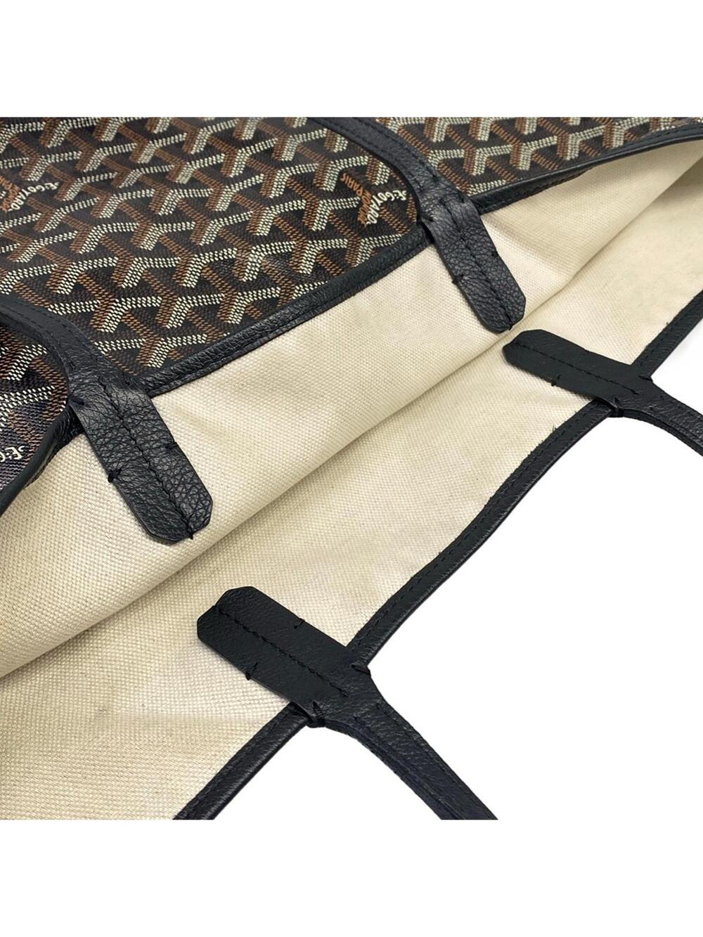 Goyard Saint Louis Pm Black Coated #351055G19B - Picture 15 of 15
